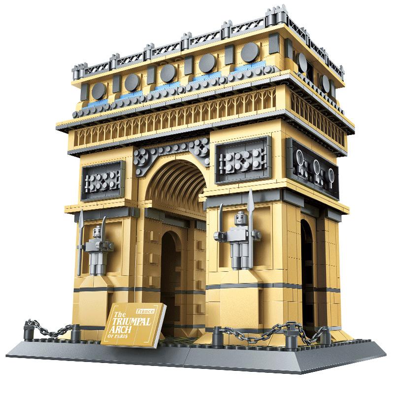 

World Architeture France Arc de Triomphe Building Blocks Bricks Model Kids Toys For Boy Gifts Collection 1399PCS