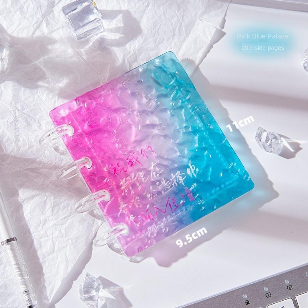 Colorful Crushed Ice Photocard Binder 3 Inch Idol Card Collect Book New Card Album  Unisex