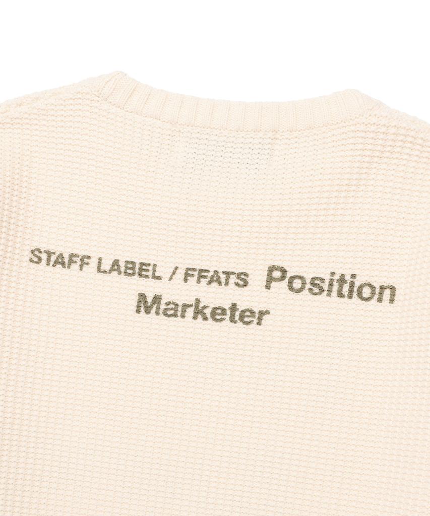 NICEGHOSTCLUB Ffats Position Knit_Ivory(Ng2Efuk611A)