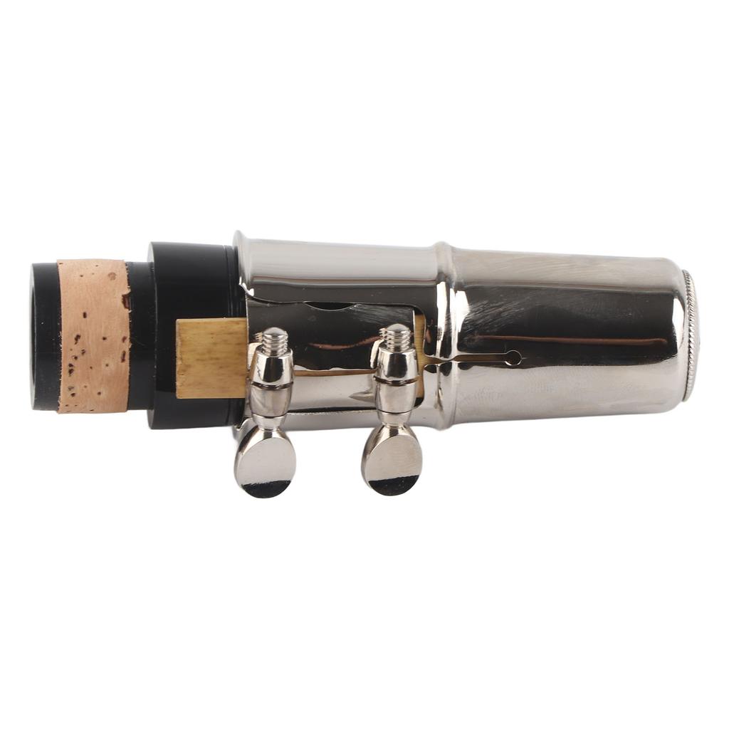 Clarinet Mouthpiece Kit with Ligature and Plastic Cap Portable Black Clarinet Accessory