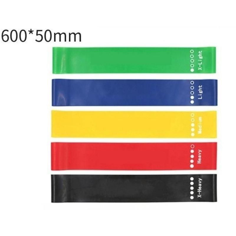 Yoga Belt Resistance Elastic Fitness Band Set Glute Training Strength Flexibility Squat Stretching Exercise Loop Home Workouts