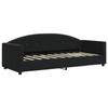 VidaXL Lit de repos noir 80x200 cm velours 354133