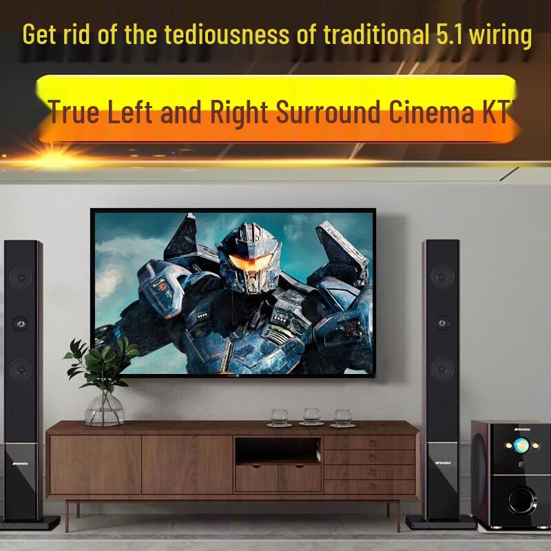 SANSUI Home Theater Karaoke Sound System CN Plug (adapter Included)