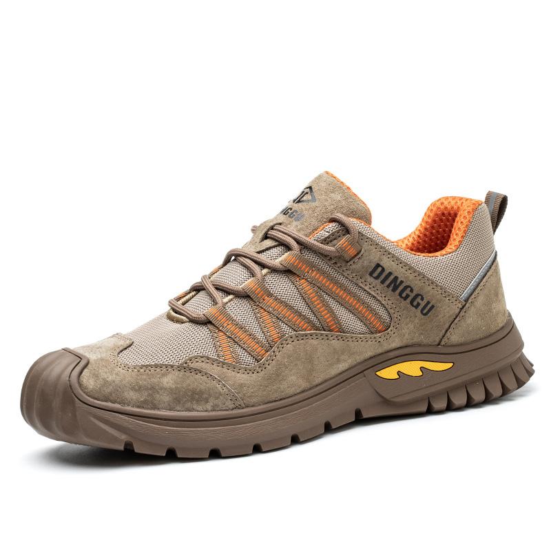 Men Casual Breathable Steel Toe Caps Work Safety Shoes Summer Worker Security Boots Outdoors Safe Sneakers Protective Footwear