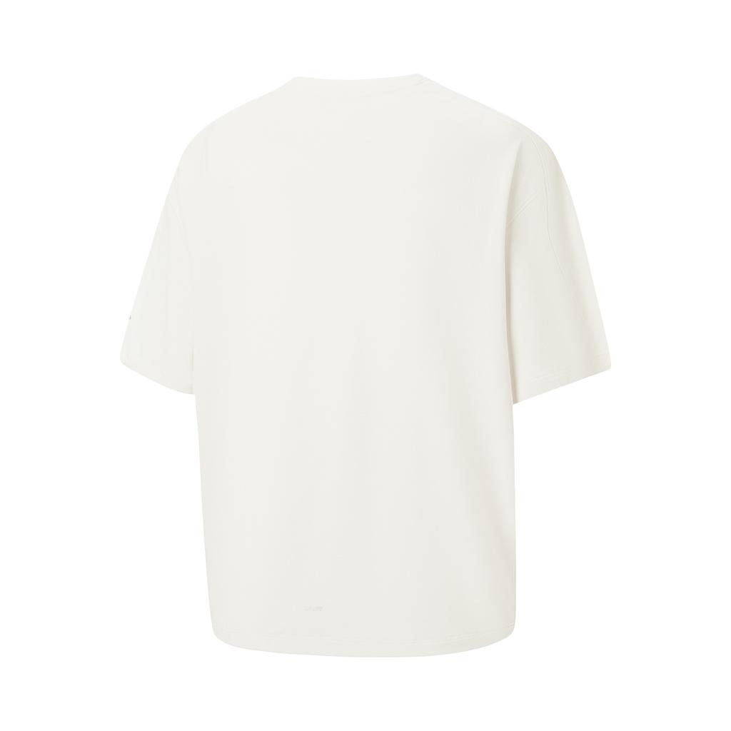Li-Ning Fitness Series Brand Logo Letter Round Neck T-Shirt Women tops ATSW344-1
