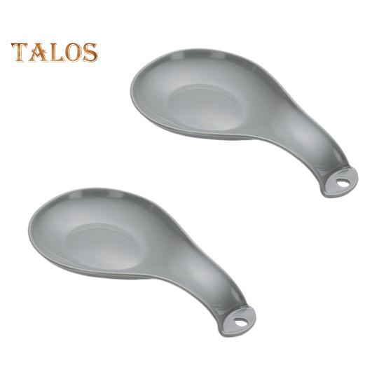 2Pcs Spoon Rest for Stove Top Durable Plastic Spoon Holder Kitchen Utensils Holder Easy To Clean Spoon Mat Compact Size Ladle Holder Stylish Look