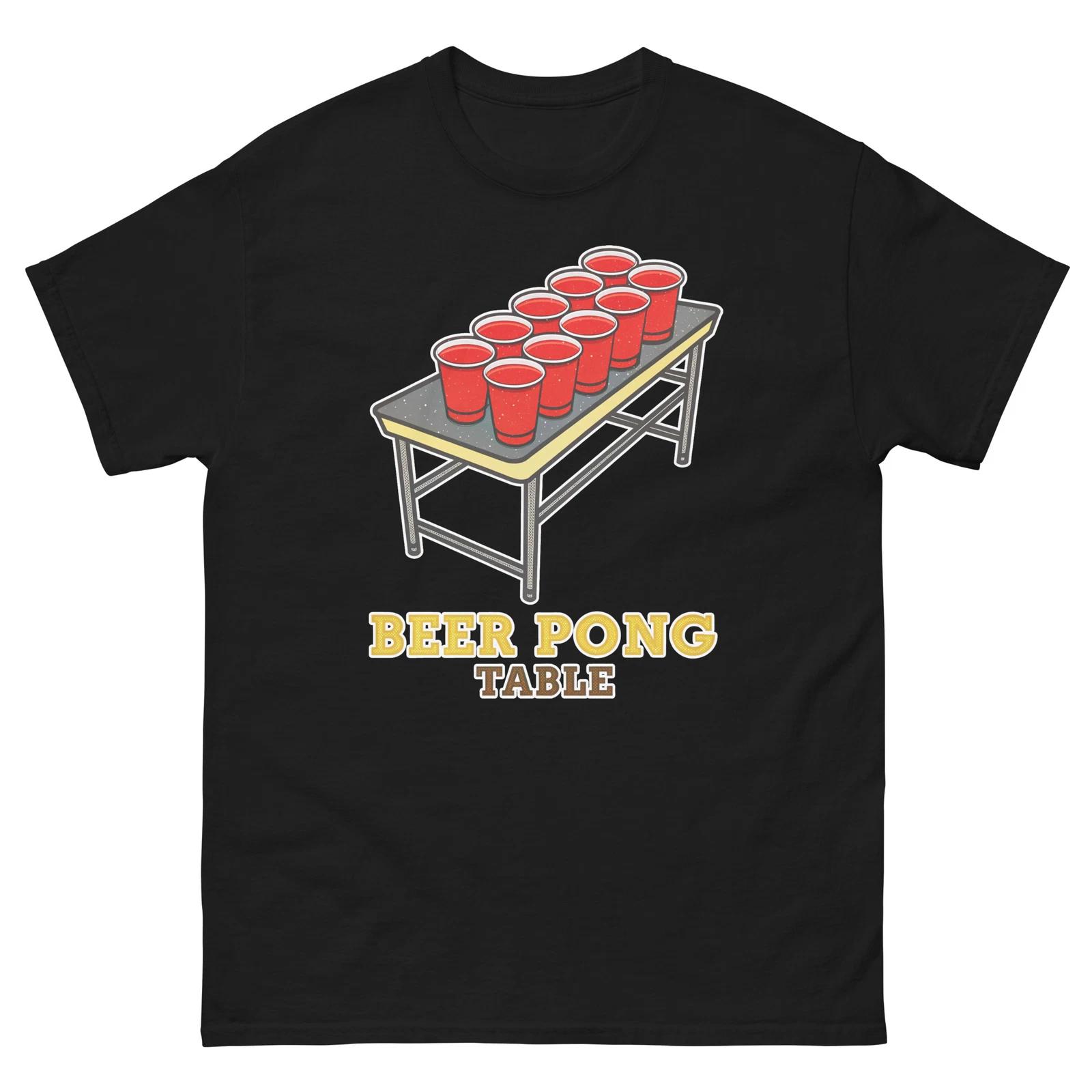 Beer Pong Table Party Supplies Items Birthday Event T-Shirt S