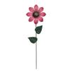 Metal Flower Stake Wrought Iron Floral Ornament Garden Art Decor Crafts for Home Indoor Outdoor Lawn Yard Decoration Gift