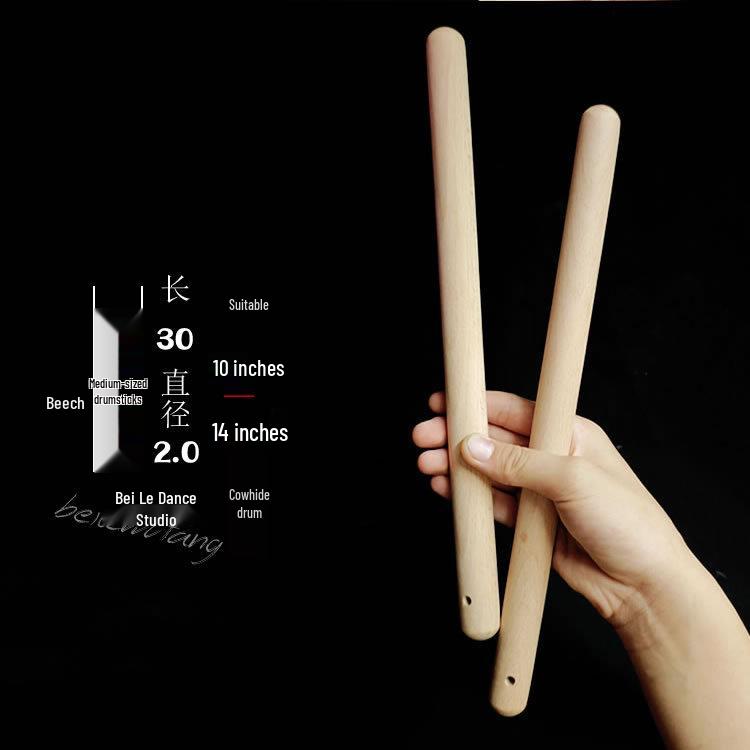 Solid Wood Drumsticks & Mallets for Adults & Kids: Perfect for Waist Drums, Kindergarten Programs, Square Exercises, and Rehearsals