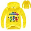 Felpa con Cappuccio a Manica Lunga da Bambino Pj Masks Supereroi Stile Elegante e Comfortevole