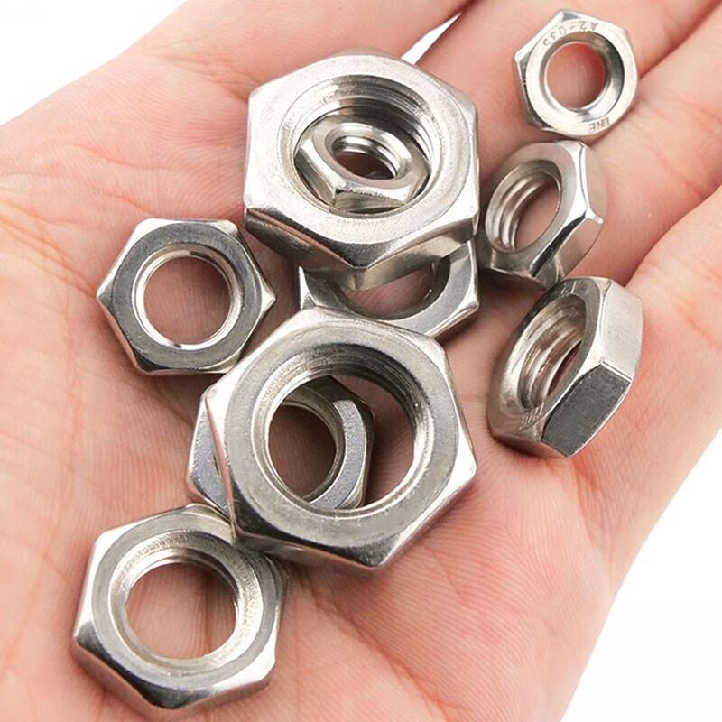 304 Stainless Steel Thin Hex Nuts