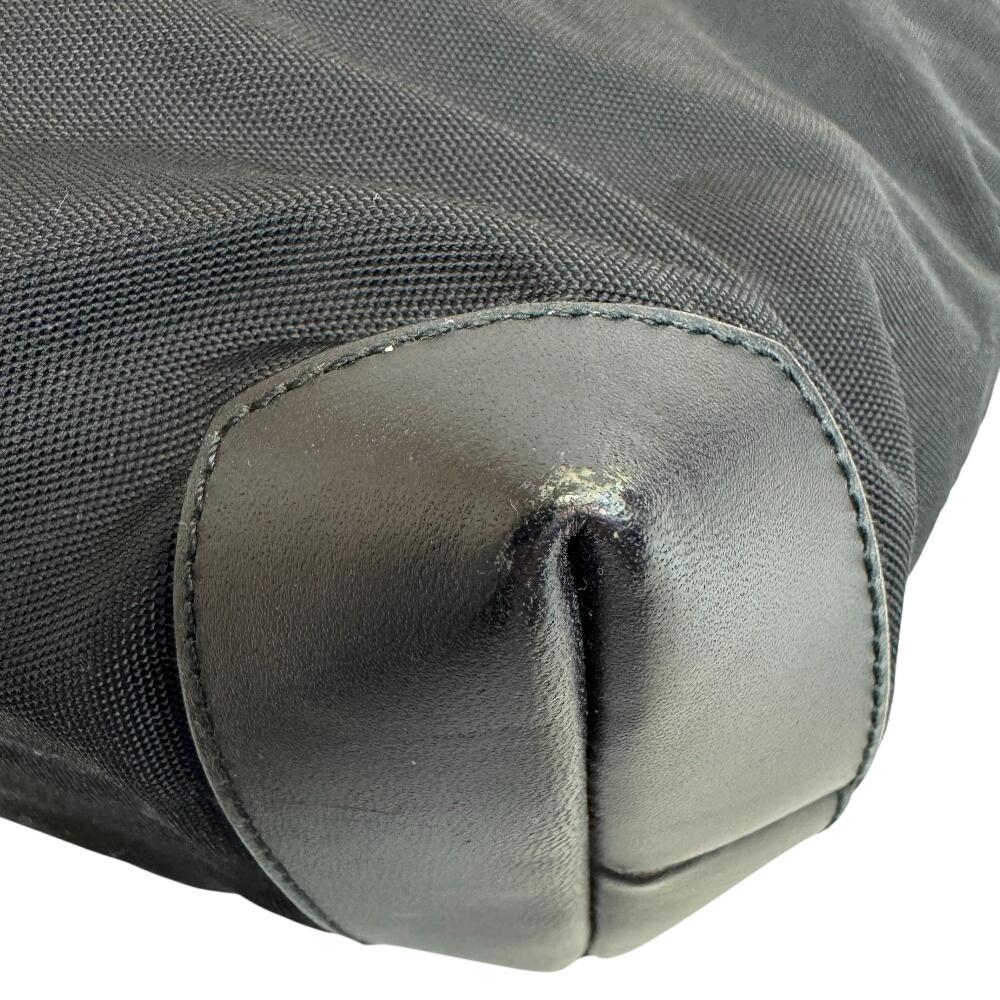 GUCCI 373 business Nylon Tote Bag black Nylon Used