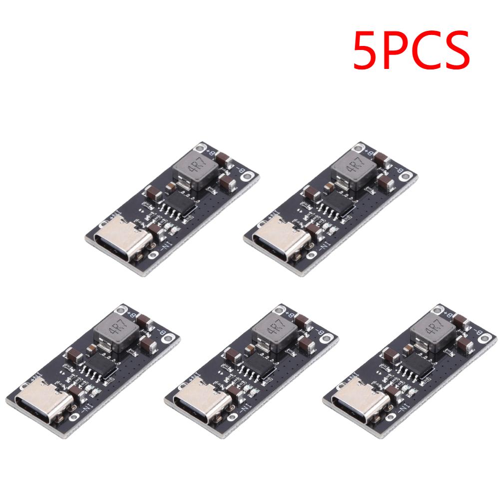 1-20PCS Type-C USB Input High Current 3A Polymer Ternary Lithium Battery Quick Fast Charging Board PLR IP2312 5V To 4.2V 4.35V