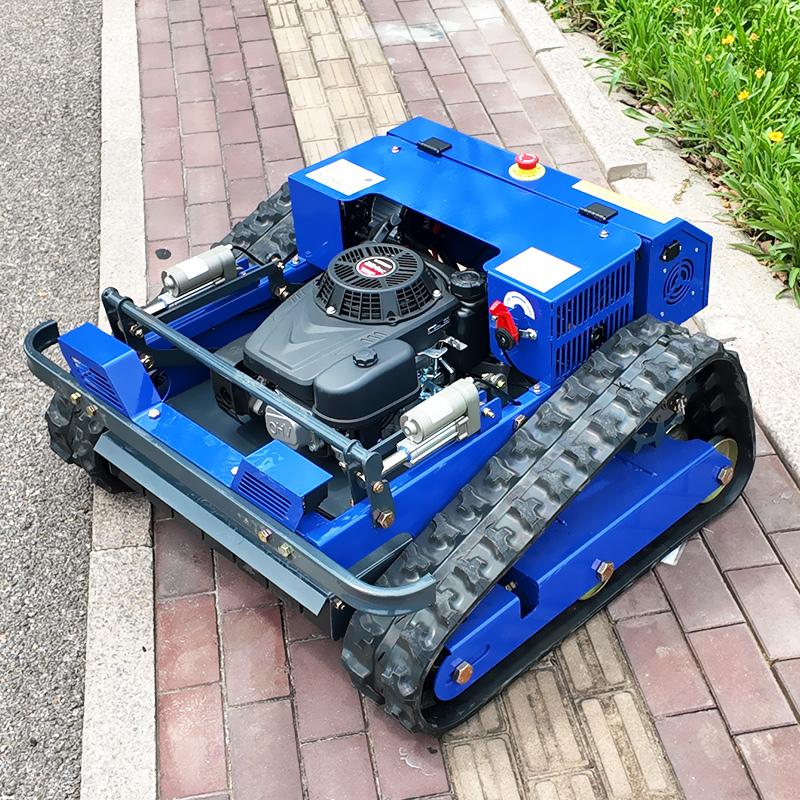 CE EPA Crawler Remote Control Lawn Mower With Snow Shovel Multi Function All Terrain Grass Cutting Robot