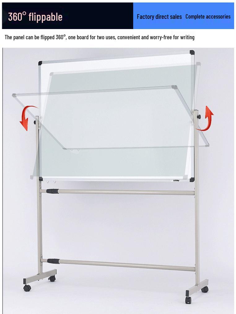 Mobiler zweiseitiger magnetischer Whiteboard-Ständer für Zuhause, Büro oder den Unterricht