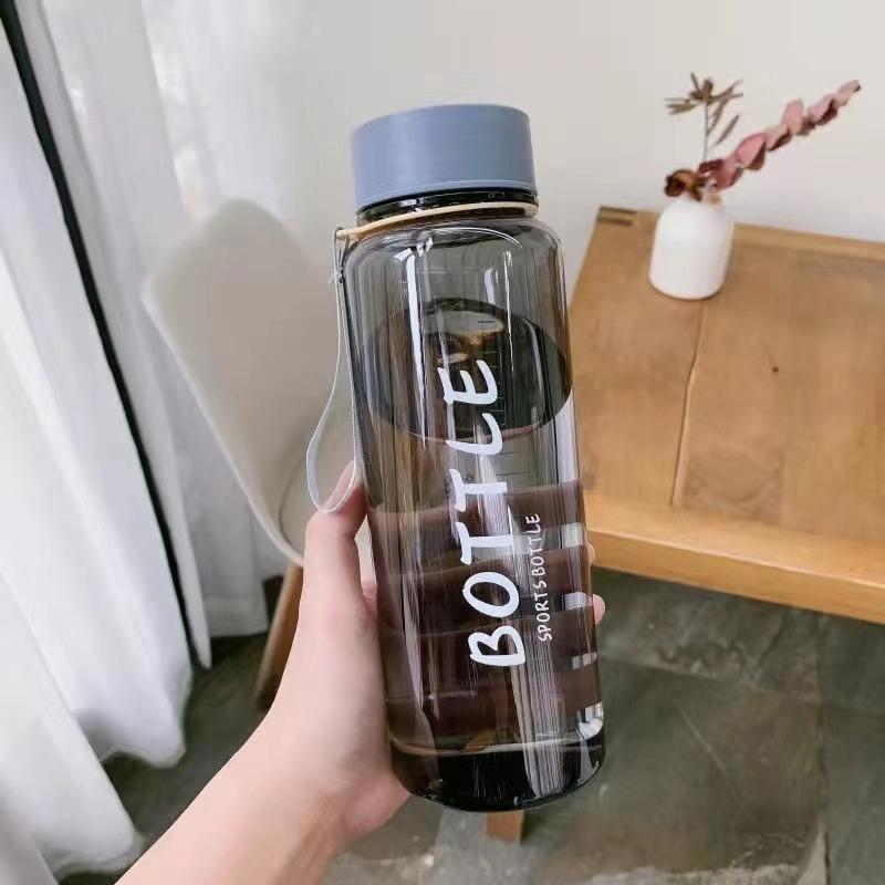 1000Ml Plastic Water Bottle For Outdoor Sports Drinking Portable Sport Tea Coffee Cup Kitchen Tools Kids Water Bottle For School