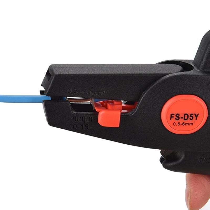 Wire Stripper Precise Blade 22-7AWG Capacity Space Saving Design For Confined Electrical Work Steel Materials Build
