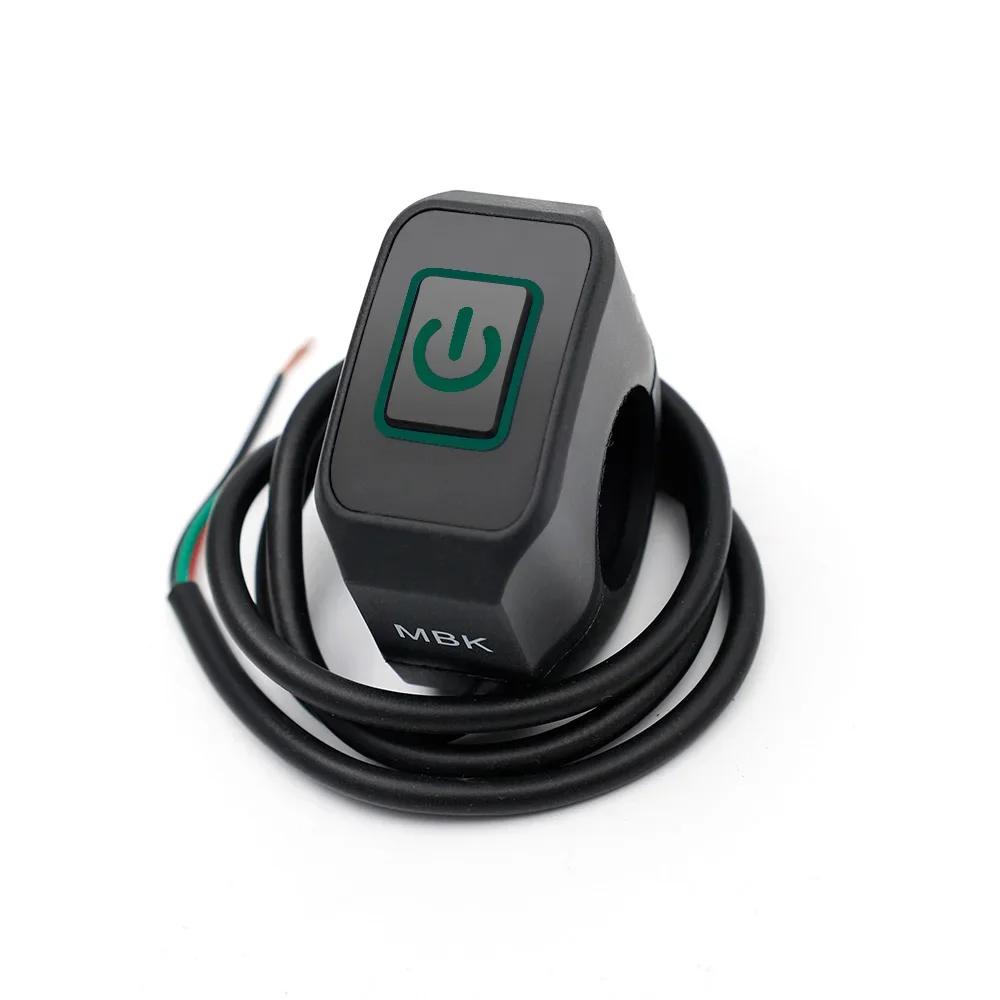 Motorcycle Switch ON/OFF Handlebar Flashing Headlight Horn Control Button 12V Button Connector Handlebar Switch