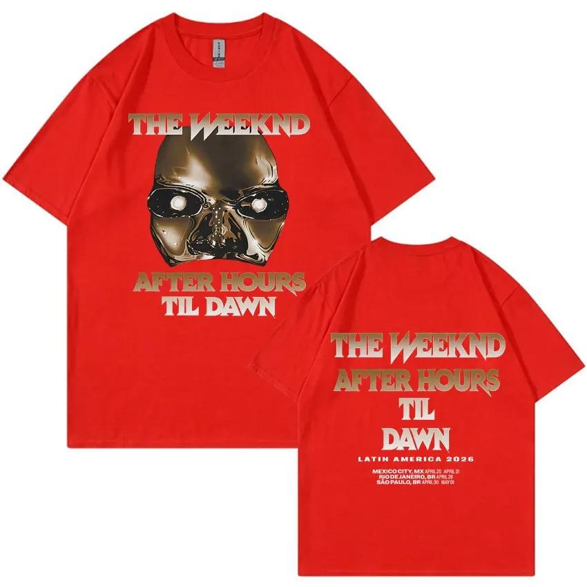 Black Oversized The Weeknd After Hours Til Dawn Tour Merch Women And Men T-shirts