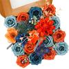 Simulation Flower With Flower Pole Wedding Atmosphere Arrangement Props Outdoor Decoration Gift Box Flower Hydrangea Diy