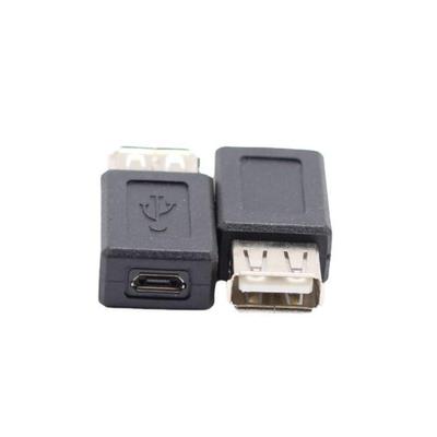 USB Micro moteriškas į USB moteriškas OTG adapteris