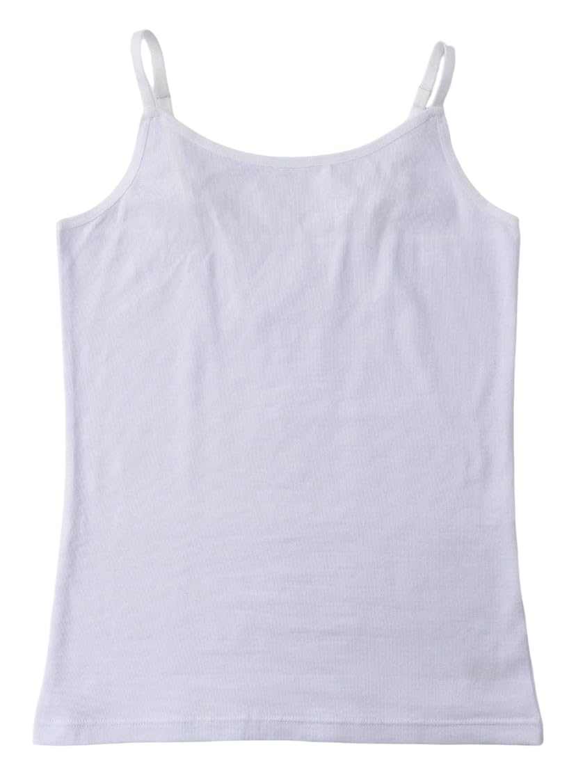 

Нижнее белье [Ощущение роскоши] Набор из 2 маек-камисолей, Влагоотводящие, Быстросохнущие, Женские (LL, Молочно-белый) белый