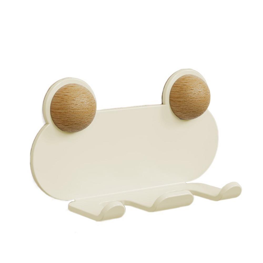 Punch-free Power Plug Socket Holder Cartoon Animals Wall Storage Hook Socket Storage Rack  for Home