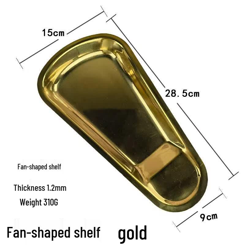Commercial Stainless Steel Gold Divided Serving Platter