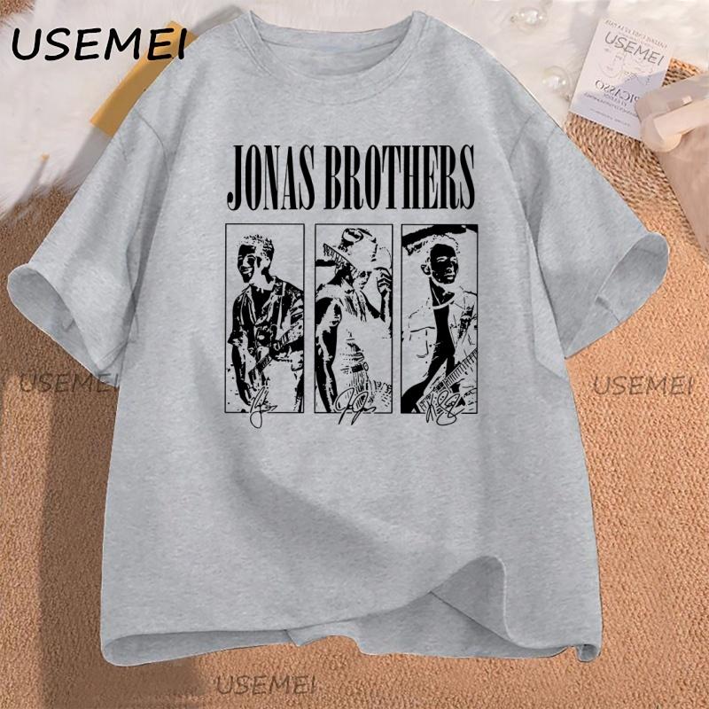 JONAS20 Greetings Tshirt Men Women Retro 90s Tshirt Printed Cotton Short Sleeve Hip Hop Tees Round Neck Casual Streetwear