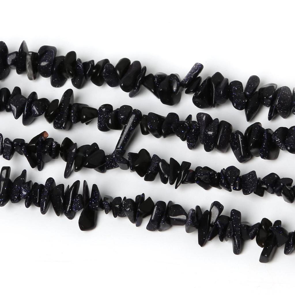 Cuentas de piedra Natural de 3-5mm, cuentas de cristal de ágata, Ojo de Tigre, cuentas de grava irregulares para pulsera DIY, fabricación de joyería, hebra 34