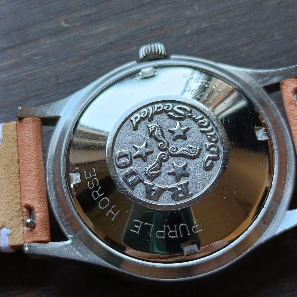 Used Overhauled and working well RADO/Rado Purple Horse/Purple hose automatic/manual winding