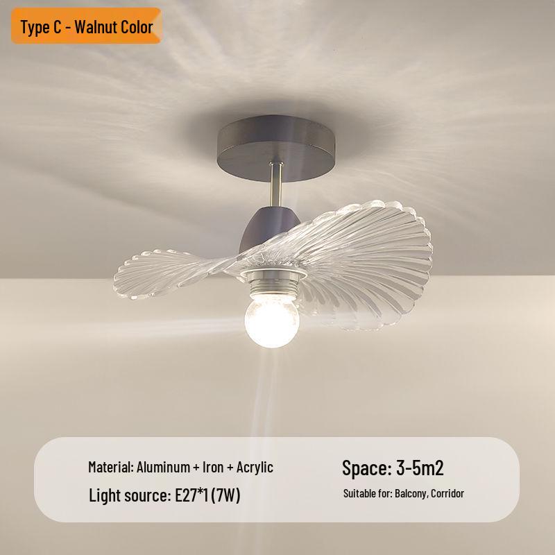Nowoczesna Minimalistyczna Lampa Sufitowa w Kształcie Kwiatu do Korytarza, Klatki Schodowej, Balkonu lub Foyer