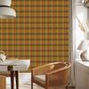 Autumn Gold and Ochre Plaid Wallpaper for Living Room and Bedroom 50x1000