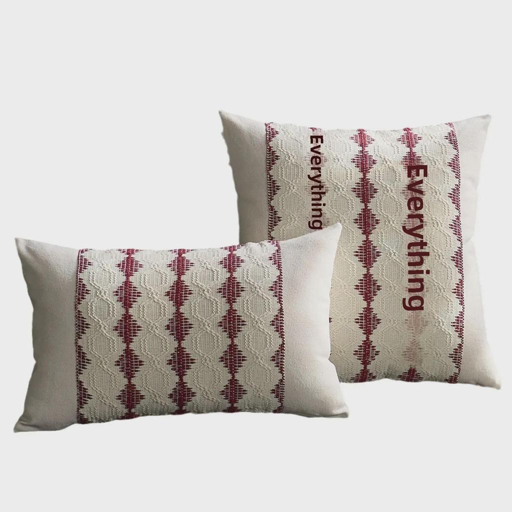 Bohemian Cotton Linen Cushion Cover: Light Luxury Sofa/Beds Pillow