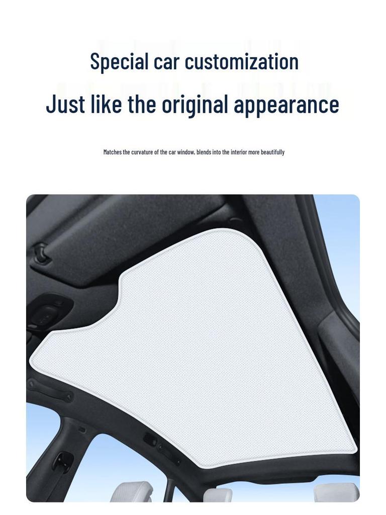 Compatible with Xiaomi SU7 Pro/Max/YU7 Silicone Sunshade: Heat Insulation and Sun Protection Static Canopy.
