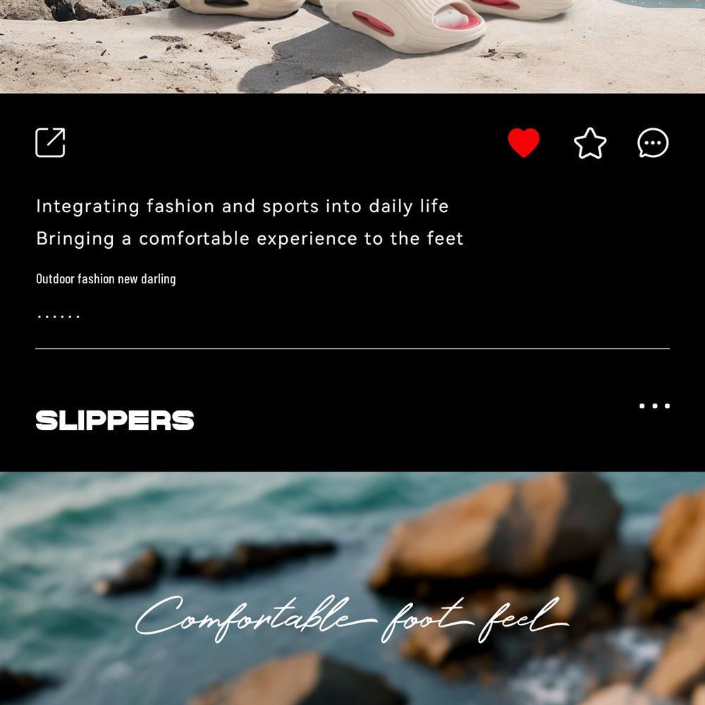 Men's 2025 Outdoor Odor-Proof Summer Slippers – Thick Sole, Non-Slip, Japanese Style Step-On Design