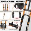 26 27.5 29 Zoll 34mm Bucklos Mountainbike Federgabel Schnellspanner Doppelschulter Innenrohr 175mm Federweg 9mm QR Ausfallende