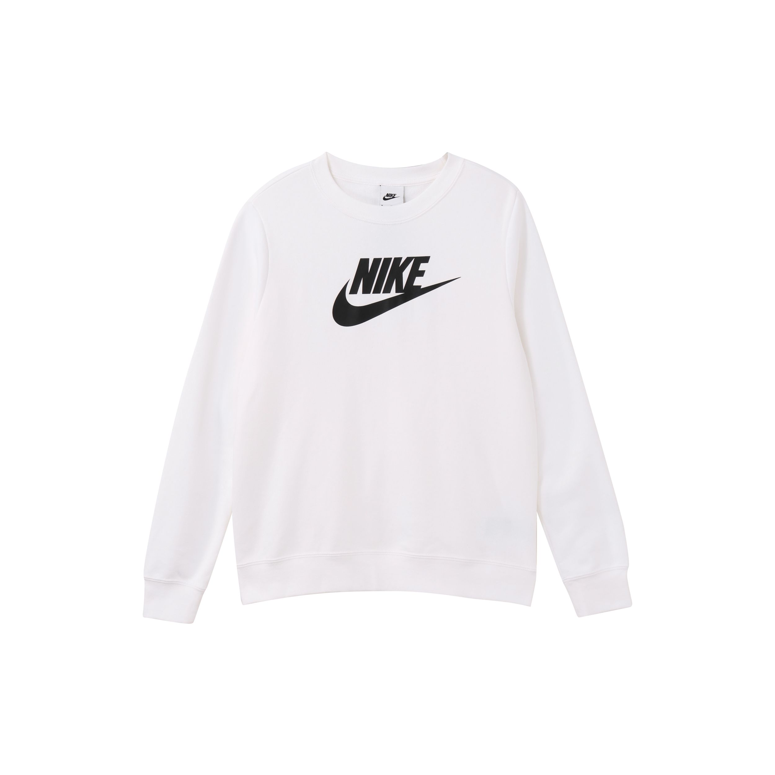 

Женский флисовый пуловер с логотипом Nike Sportswear Club, белый топ DQ5833-100 L