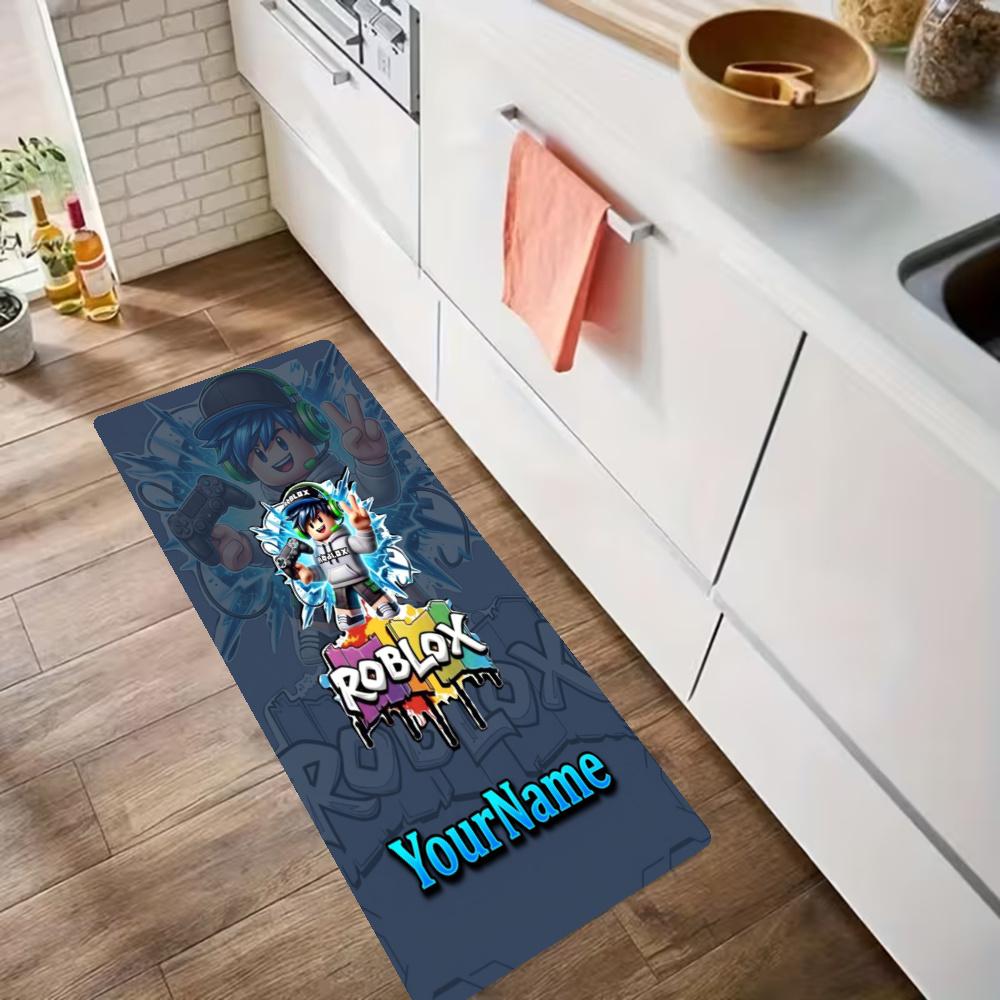 Roblox Customize Your Name Kitchen Rug Runner Rug Laundry Mat Hallway Entryway The Best Gift Choice