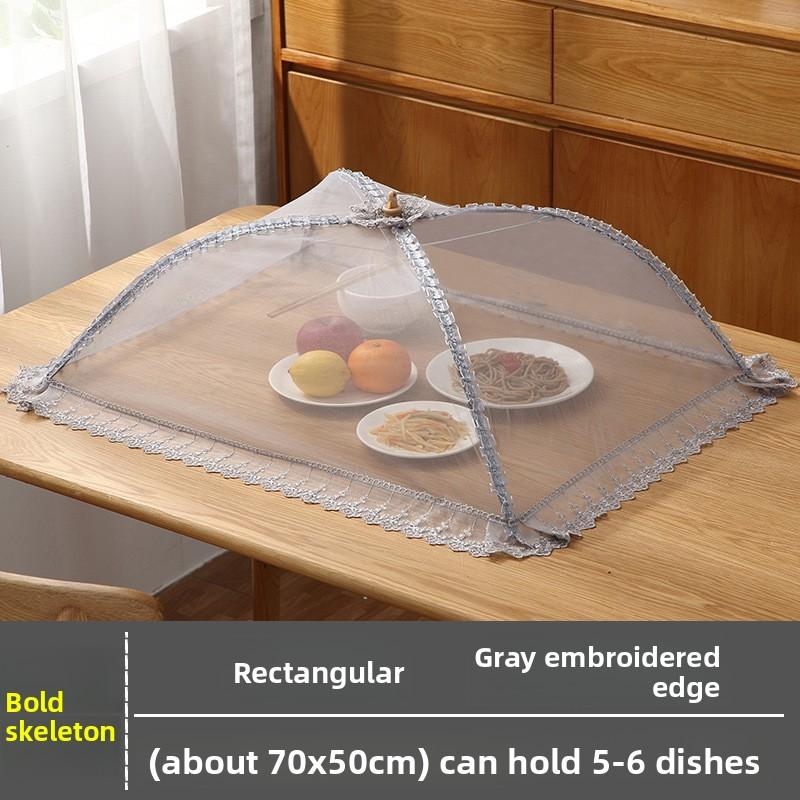 Multifunctional Household Kitchen Lace Vegetable Cover Food Cover Vegetable Cover Folding Dining Table Vegetable Cover Mesh Vegetable Cover