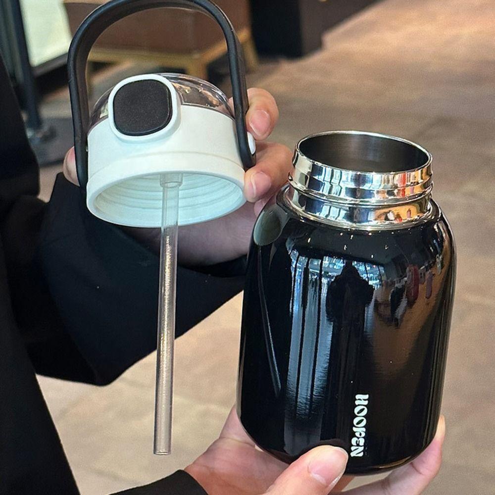 Insulated Large Capacity Vacuum Flask Stainless Steel Fitness Drinking Bottle  Children Girls Boy