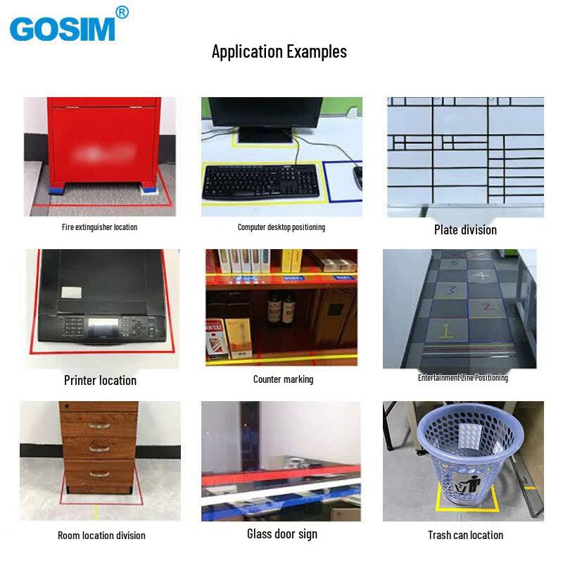 GOSIM 5S PVC Positioning Tape