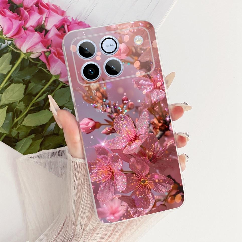 Flower Butterfly Luxury Girly Fashion Casing For Honor Win 5G AAP-AN00 Phone Case Soft Slim Clear Silicone TPU Back Cover