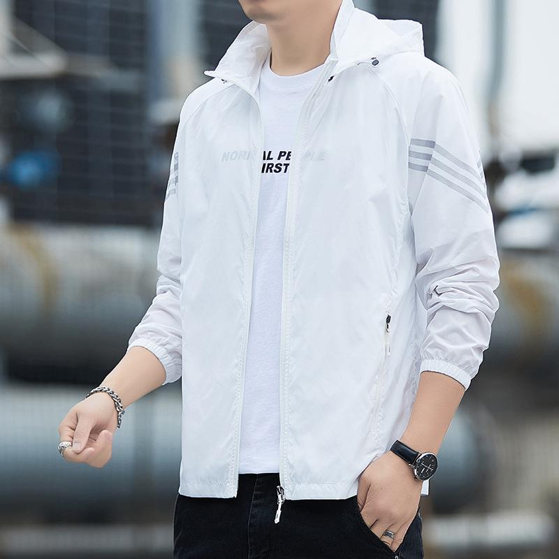 Ice silk sunscreen clothing men's summer outdoor breathable anti-ultraviolet waterproof fishing sunscreen clothing skin clothing jacket