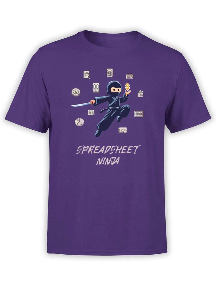 Accountants Tshirt Collection Spreadsheet Ninja Tshirt Unisex S
