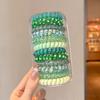 Bold Seamless Telephone Line Embroidered Hair Ring, Versatile Headband, Simple Elastic Hair Rope Headpiece