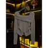 Women's Autumn 2024 European Square Neck Off-the-Shoulder Slim Knit Sweater Top