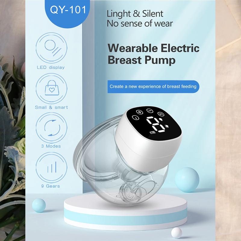 All-in-one Wireless Portable Electric Breast Pump with Strong Suction and Fully Automatic Milking Machine