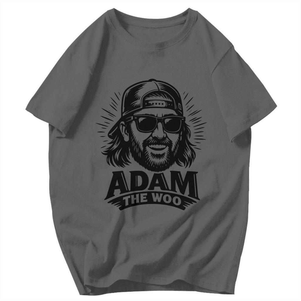 Men T Shirt Adam The Woo RIP Awesome Summer Y2K Graphic Tees Unisex Clothes T Shirts