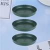 3Pcs Plastic Flower Pot Tray Sturdy Round Base Protector Tray for Small Plant Pots Succulent Garden Use Small Plant Pots Base